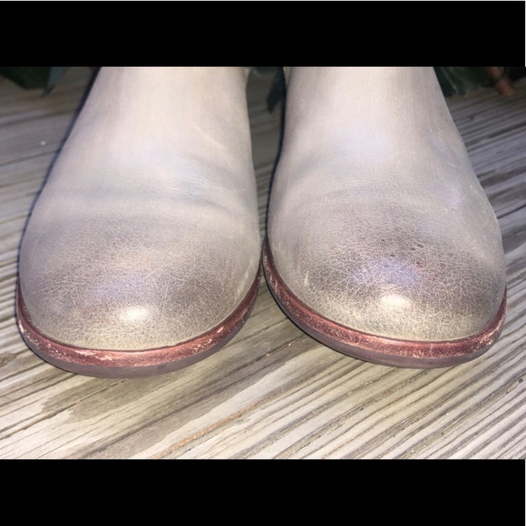 KORK-EASE Gray Leather Ankle Bootie - Picture 4 of 7